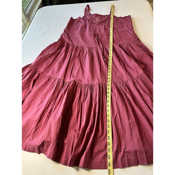 NWT April Cornell Sundress SZ LG Pink Floral Tiered Beach Cruise Event - Picture 5 of 10